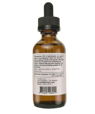 Squalane 100% Pure Plant Derived Face Oil 2 Fl Oz - Hydrating & Nourishing for Skin, Face, Body, and Hair - All Natural Formula for All Skin Types - Buy Online on GoSupps.com