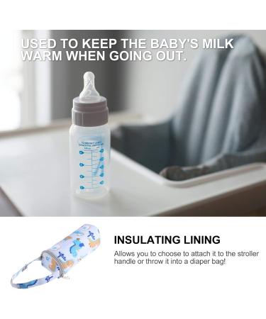 NUOBESTY Insulated Baby Bottle Bag - Portable Breastmilk Storage Tote | Travel Feeding Bottle Holder for Car & Stroller - Grey - Buy Online on GoSupps.com