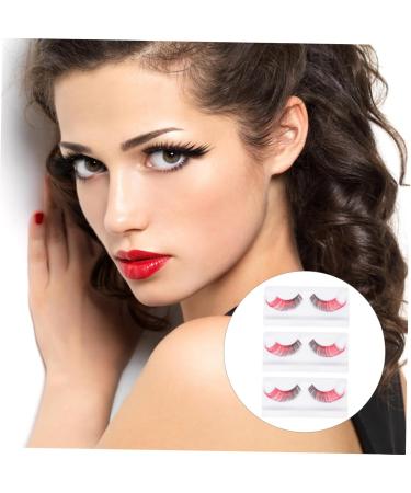 minkissy 18 Pairs Halloween False Eyelashes Long False Eye Lashes Vivid Eyelashes Party Eyelashes Women False Eyelash Reusable Artificial Eyelashes Unique Imported Fiber Miss Decorate - Buy Online on GoSupps.com
