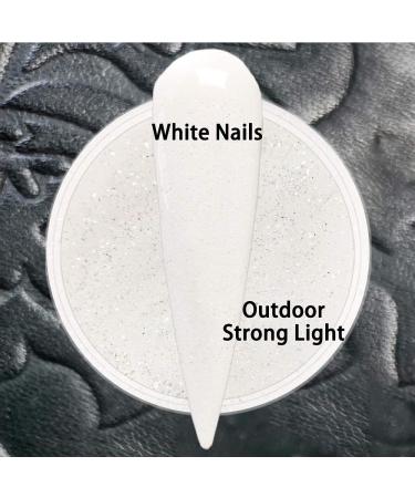 OUMISAYA Glow in the Dark Nail Dip Powder 1OZ - GL062 Milky White Fluorescent Dipping Powder for Mermaid Shimmery Nails - Buy Online on GoSupps.com