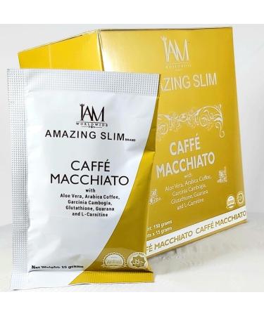 IAM WORLWIDE Instant Coffee Pack of 10 Amazing Slim Arabica Macchiato Flavour - Buy Online on GoSupps.com