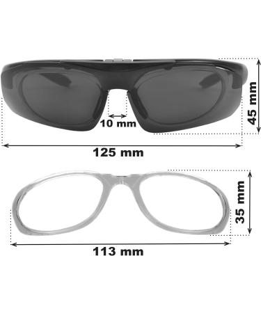 Rapid Eyewear RX Polarizing Sunglasses Frame | Prescription Correction for Men & Women | Includes RX Optik Clip | Ideal for Driving & Sports - Buy Online on GoSupps.com