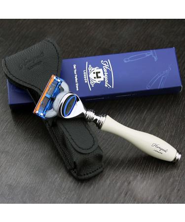 Haryali London 5 Blade Razor for Beard and Moustache