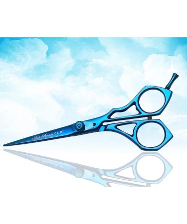 Glamified Glam Blue 6'' Hairdressing Scissors Professional Hairdressers Scissors Barber Scissors for Hair Cutting RightHand Hair Cutting Scissors Sharp Blades Hair Scissors for Women Men & Kids. - Buy Online on GoSupps.com
