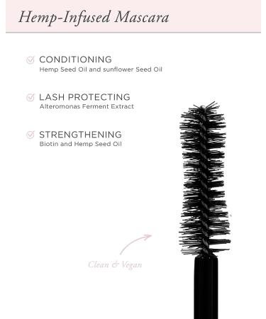 R MINERALS On Point Mascara with Hemp - 1 ct. | Vegan-Friendly Formula - Buy Online on GoSupps.com