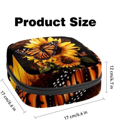 MuooouM Women's Storage Bag Versatile Blue Anchor Design for Menstruation Cup Bandages & Teen Essentials | Portable & Stylish - Buy Online on GoSupps.com