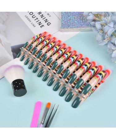 768 Pieces Medium Square Press on Nails - Ebanku 32 Colors Glossy Fake Nails | Full Cover Artificial Acrylic Nail Tip Kit for DIY Nail Art - Buy Online on GoSupps.com