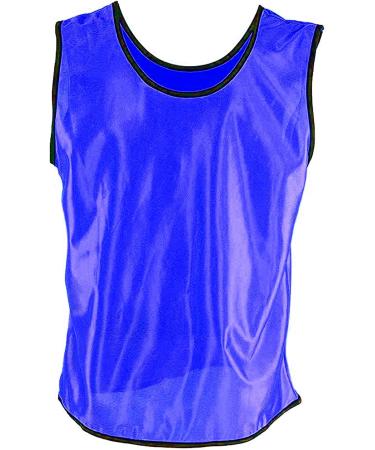 DALLX Sports Scrimmage Mesh Team Practice Vests - Blue Medium | Youth & Adult Soccer Volleyball Pinnies Jerseys - Buy Online on GoSupps.com