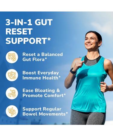 Probiotics for Women and Men 120 Billion CFU 34 Strains with Digestive Enzymes & Prebiotics No Gluten Gut Health Digestive Health Bloat Relief 60 Veggie Caps 60 Count (Pack of 1) - Buy Online on GoSupps.com