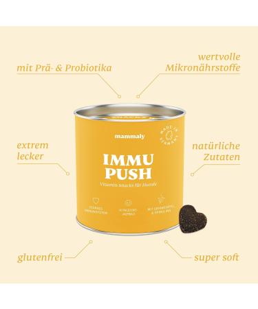 Mammaly Immu Push Snack | Nutritional Supplements & Vitamins for Dogs | Boost Immune System | 30 Snack Packs - Buy Online on GoSupps.com