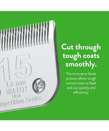 WAHL Competition Replacement Blade Set No. 15 | High Precision Clippers for Grooming | International Shipping Available - Buy Online on GoSupps.com