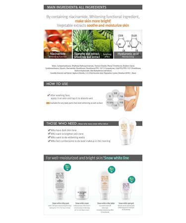 Buy Secret Key Snow White Milky Lotion 120g - Best Korean Cosmetics for Brightening & Moisturizing Skin - International Shipping Available - Buy Online on GoSupps.com