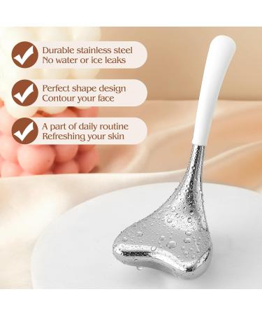Buy Unbreakable Running Man Cryo Sticks - Stainless Steel Ice Globes & Gua Sha Facial Tools for Skin Tightening & Cooling Spa Treatment - Buy Online on GoSupps.com