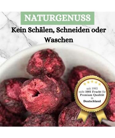  1001 Frucht 1001 Frucht Freezer Dried Sauce Cherries 100g Natural No Added Sugar From Germany Premium Oxygen Cherries Created & Sun Dried Whole Fruits - Buy Online on GoSupps.com