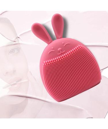 Soft Silicone Face Scrubber - Facial Cleansing Brush Face Scrub Clean Brush Face Brushes for Cleansing Cute Rabbit Ears Shape Manual Face Exfoliator Brush for Blackhead Pore Coatuiyo - Buy Online on GoSupps.com