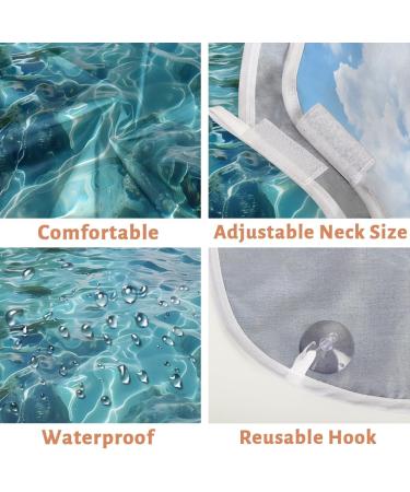 Sea View Beard Bib Apron | Beard Hair Catcher for Men | Perfect Father's Day & Christmas Gift | Includes 2 Suction Cups - Buy Online on GoSupps.com