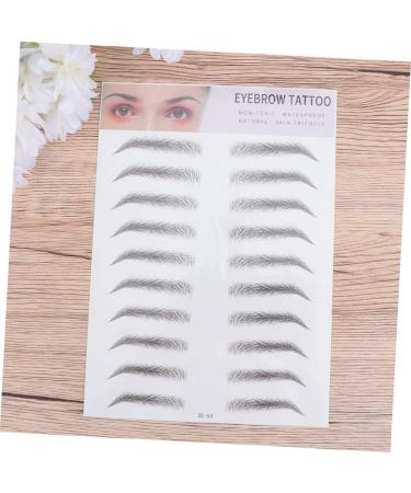Didiseaon 2pcs 3d Eyebrow Stickers Suit Makeup Eyebrow -like Imitation Eyebrow Cosmetic Transfer Stickers 6d - Buy Online on GoSupps.com