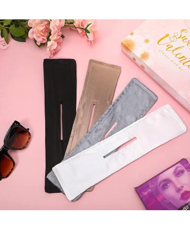 4-Piece Deft Hair Bun Maker Set - Doughnut French Hairstyle (Black, Khaki, White, Gray Fabric) - Buy Online on GoSupps.com