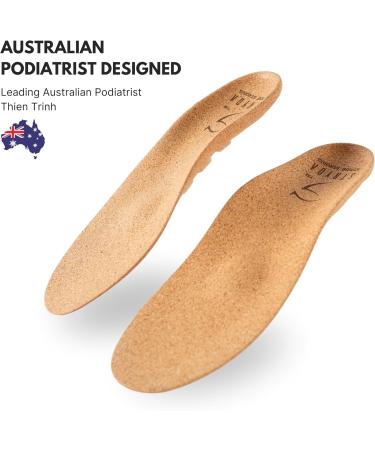 STRYDA Orthopedic Insoles - Vegan 100% Cork Shoe Inserts for Natural Foot Function & Comfort - Buy Online on GoSupps.com