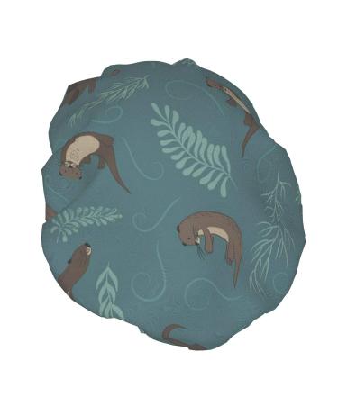 Otter Shower Cap - Reusable Double Layer Bath Cap for Women | Waterproof PEVA Lining | Hair Bonnet (1 piece) - Buy Online on GoSupps.com