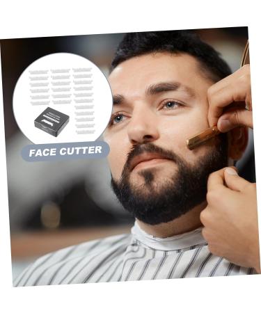 PopetPop Disposable Razor - 100 Razor Blades for Men | Chrome & Platinum Coated Face Cutter for Hairdressing Salons - Buy Online on GoSupps.com