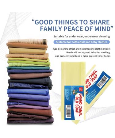  KOAHDE Durable Scent Cleaning Soap Powerful Stain Remover Cleaning Soap Bar Laundry Soap Bar Anti-Stain Soap for Hand Protection Underwear Cleaning Soap 2 Pieces - Buy Online on GoSupps.com