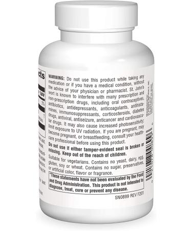 Source Naturals St. John's Wort Extract 300mg â€“ 240 Tablets | Mood Support Supplement - Buy Online on GoSupps.com