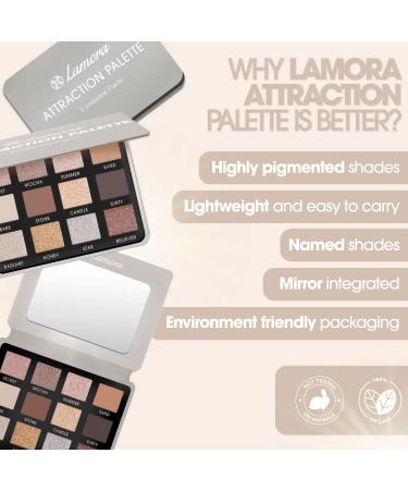 Smokey Eye Neutral Eyeshadow Palette - 12 Highly Pigmented Cool Toned Shades for Professional Nude Looks - Travel Size Makeup Palette - Buy Online on GoSupps.com