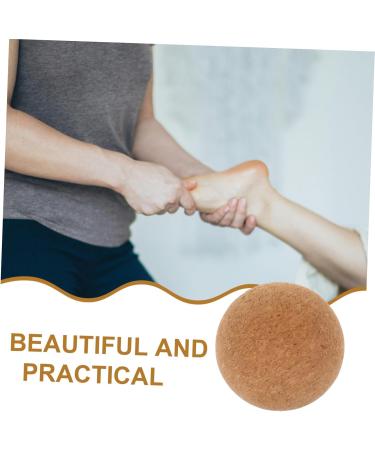 Marmerdo 2-Pack Cork Yoga Ball - Deep Tissue Massage & Foot/Neck Massager for Pain Relief | Eco-Friendly Wellness Tool - Buy Online on GoSupps.com