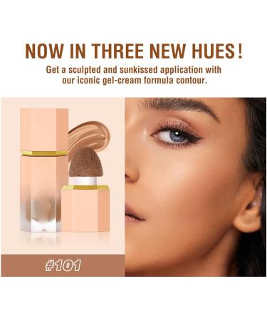 Pongnas Bronzer Contour Liquid Maquillage Hydratant Longue Dur e avec Applicateur Coussin pour un Contour et des Nuances Parfaites - Buy Online on GoSupps.com