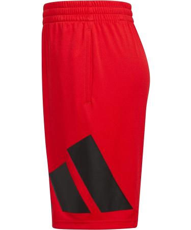 adidas Boys' Big Aeroready Performance Shorts 14-16 - Scarlet - Buy Online on GoSupps.com