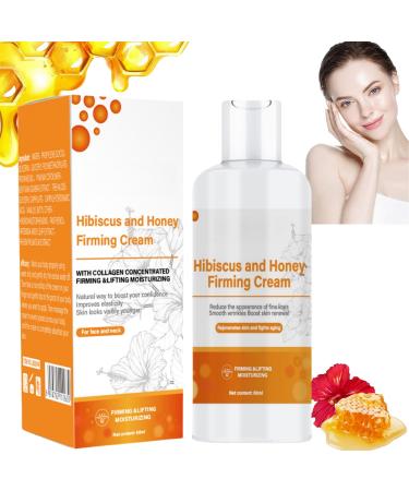 Hibiscus and Honey Firming Cream Neck Cream for Face & Body Skin Tightening Lotion Anti Aging Face Cream for Women Firming Face Cream Neck Firming Cream Lifting Firming Body Lotion for Face Care