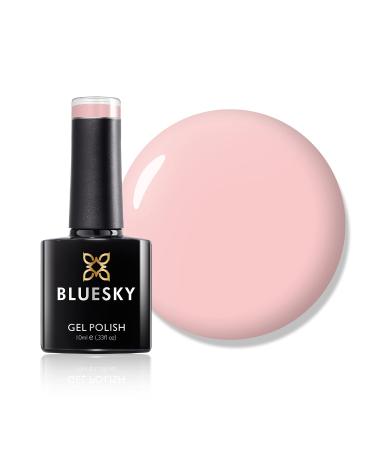 Bluesky Gel Nail Polish Cream Pink A096 Light Pink Pale Salmon Long Lasting Chip Resistant 10 ml (Requires Drying Under UV LED Lamp) Cream Pink 10 ml (Pack of 1)