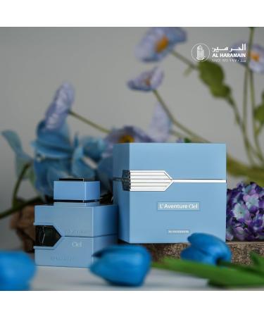 Al Haramain LAventure Ciel - Blue for Unisex - 3.33 oz EDP Spray 3.33 Fl Oz (Pack of 1) Fresh - Buy Online on GoSupps.com