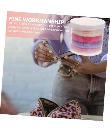 Angoily 2boxes Powder Puff Makeup Sponge Mineral Powder Pad Face Sponge Face Foundation Puffs Make up Sponges for Face Wet Powder Pads Plastic Abs Soft Fur Cotton Pad Travel - Buy Online on GoSupps.com