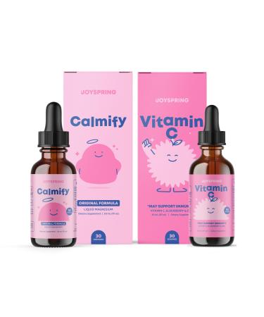 Joyspring Calmify Magnesium Glycinate and Vitamin C Drops for Kids