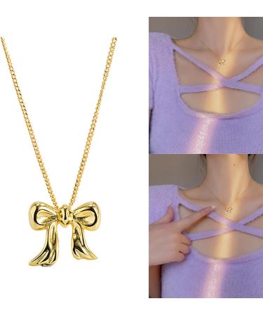 Oralgos Elegant Butterfly Necklace | Handmade Adjustable Choker & Loop Pendant | Perfect Silver Gift for Women - Buy Online on GoSupps.com