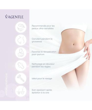 Vagentle Hypoallergenic Feminine Hygiene Intimate Wash pH-Balanced with Prebiotic & Amino Acids for Gentle Daily Cleansing Balance Protection & Sensitive Skin Care Vegan 250 ml - Buy Online on GoSupps.com