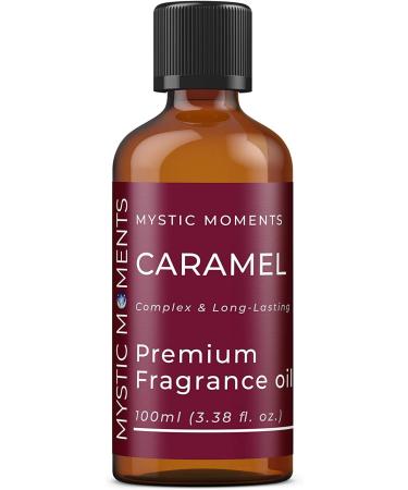 Mystic Moments Caramel Fragrance Oil 100ml - Ideal for Soaps, Candles, Bath Bombs, Oil Burners | Skin & Hair Care Essential - Buy Online on GoSupps.com