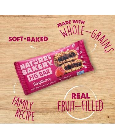 Nature's Bakery Whole Wheat Fig Bars - Raspberry | Vegan, Non-GMO Snack | 12 Twin Packs - Buy Online on GoSupps.com