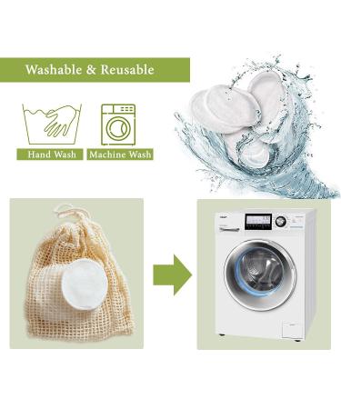 Reusable Cotton Pads Face Pack Set 26 - Washable Makeup Remover Laundry Bag | Bamboo Cloth Rounds for Skincare | 13 Count Facial Wipes for Eye and Lip | Eco-friendly Beauty Essentials - Buy Online on GoSupps.com