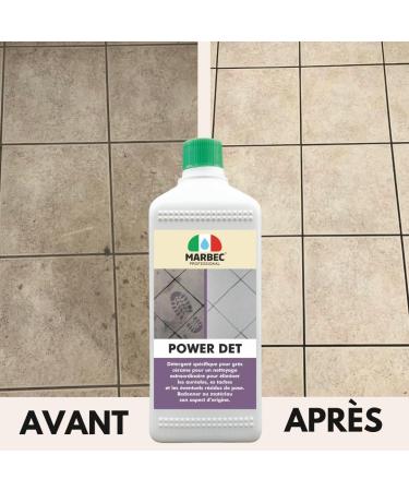 MARBEC POWER DET 20LT Porcelain stoneware detergent for extraordinary cleaning to remove halos stains and possible residues from installation. - Buy Online on GoSupps.com