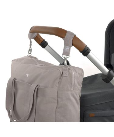 Buy Casual Baby Diaper Bag | Stroller Bag with Winding Accessories | Organic Cotton & Washable - Taupe | Best for Eco-Friendly Parenting - Buy Online on GoSupps.com