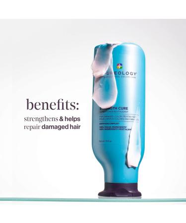 Pureology Strength Cure Shampoo and Conditioner Set - Strengthening Color Treated Hair - Sulfate-Free, Vegan, Paraben-Free - 9 Fl Oz (Pack of 2) - Buy Online on GoSupps.com
