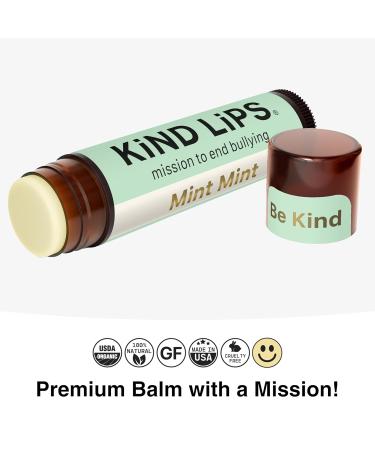 Kind Lips Mint Mint Extra Minty Organic Lip Balm Natural Moisturizing Lip Care 3 Pack Mint Mint 1 Count (Pack of 3) - Buy Online on GoSupps.com