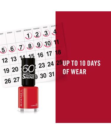 Rimmel 60 Seconds Super Shine 714-A Spritzzz 8 ml COSRIM952 Clear 8 ml (Pack of 1) - Buy Online on GoSupps.com