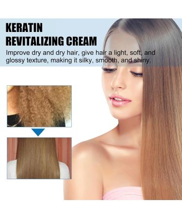  Utapossin 120ml Protein Smoothing Corrective Cream Nourishing Hair Care Cream for Curly Hair Fast Smoothing Nourishing Lotion with Collagen Smoothing Cream for Natural Hair - Buy Online on GoSupps.com