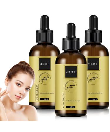 FLLUOUZH AntiWrinkle Firming Serum Firm and Plump Face Serum AntiAging Lifting Essence Hydrate & Moisturize Reduce Fine Lines and Wrinkles AntiAging Moisturizer for All Skin Types 3PCS