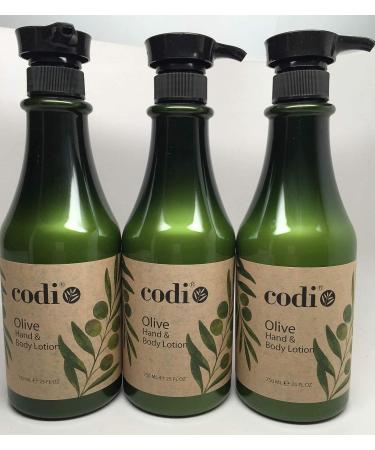 Organic Olive Hand and Body Lotion - Moisturizing and Antioxidant-Rich Formula - 3 x 750ml - Buy Online on GoSupps.com