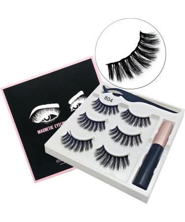 Magnetic Eyelashes And Eyeliner Kit 3 Pairs Reusable Magnetic Lashes With Eyeliner 3D Natural Look False Eyelashes Magnetic Eyelashes Natural Looking Lashes - Buy Online on GoSupps.com